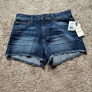 Joe's Jeans Blue Distressed Jean Shorts